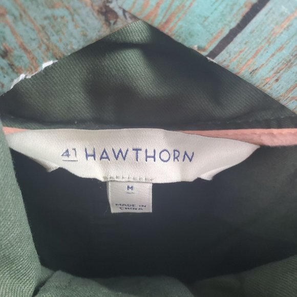 41 Hawthorn Chaplin Essential Hooded Anorak Cargo Jacket M - Picture 13 of 13